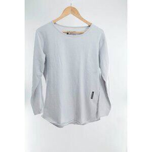 Alphalete Athletics Men's Long sleeve crewneck Gray shirt | Medium